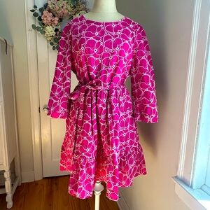 Fuchsia Draper James Floral Embroidered Dress Large